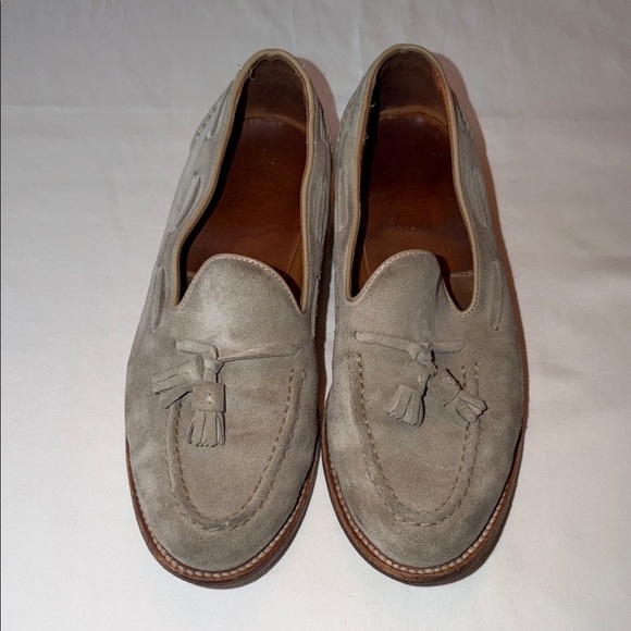 J. Crew Men\'s Suede Tassel Loafers - Light Gray main image 4